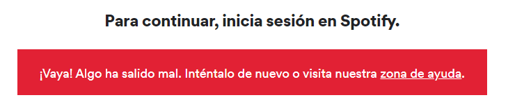 roderikos's tweet photo. @SpotifyMexico no puedo logearme con mi cuenta de Facebook cada que trato de entrar sale esta leyenda https://t.co/UUvWI6YsPW