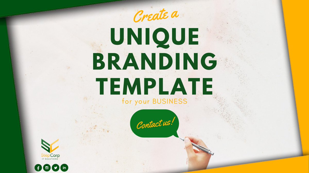 StepCorpIT's tweet image. You have the inspiration and theme for your brand but you don't know how to materialize it as you do not have a background in graphics and designing.

Do not worry! I got your back!

#StepCorpITSolutions
#StepCorp
#ITSolutions
#ITProfessional
#VirtualAssistant