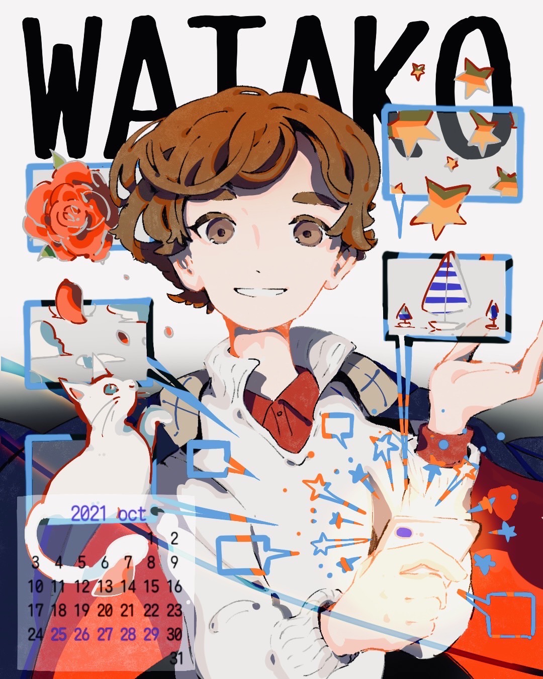 ワタナベエデュケーショングループ 公式 Watako戦士 週カレンダー企画 最終週 一般エントリーのモデルさんを イラストレーター 革蝉さんが 夢を守り抜く戦士 をテーマにイラスト化 10月1 4週目イラストも Watanabe Schoolで公開中 革蝉 イラスト