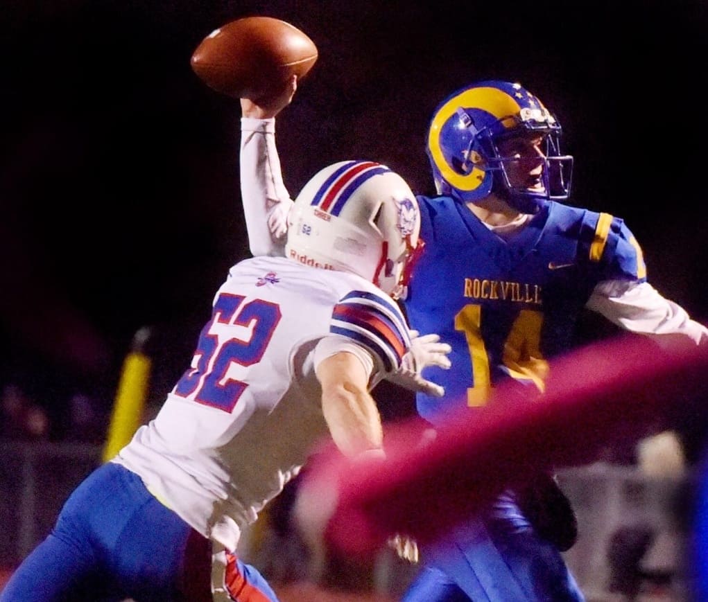 JIPhotoDept's tweet photo. Photos from the Coginchaug at Rockville football game Friday night at Rockville High School. Check out our free to view gallery on the JI's website. Staff Photos by Jim Michaud https://t.co/f8IrSMMcdT