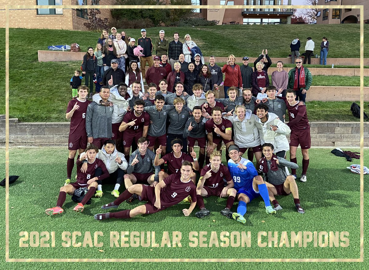 Trinity University Men’s Soccer are your 2021 <a href="/SCAC_Sports/">SCAC</a> Regular Season Champions!

#TigerPride🐯