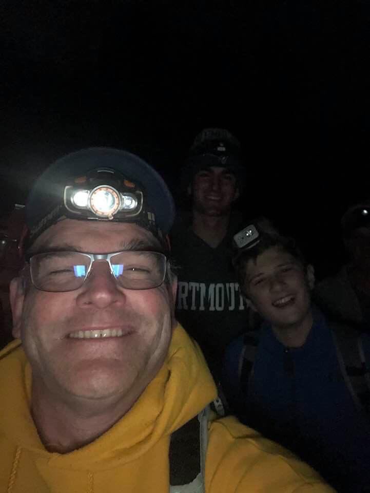 Troop75Andover's tweet photo. T75 Night hike up Holt Hill in the Ward Reservation.  Boston skyline in the distance. https://t.co/9NAYE4Cm9Z