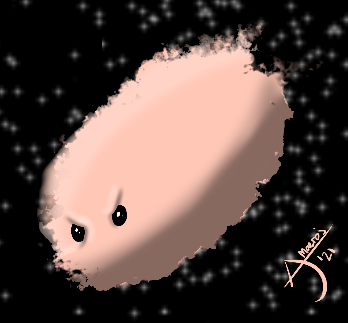 Cosmic Ghoul #Photoshop #digitalart #samtober2021 #Digitaldrawing #illustration pixiv.net/artworks/93774…