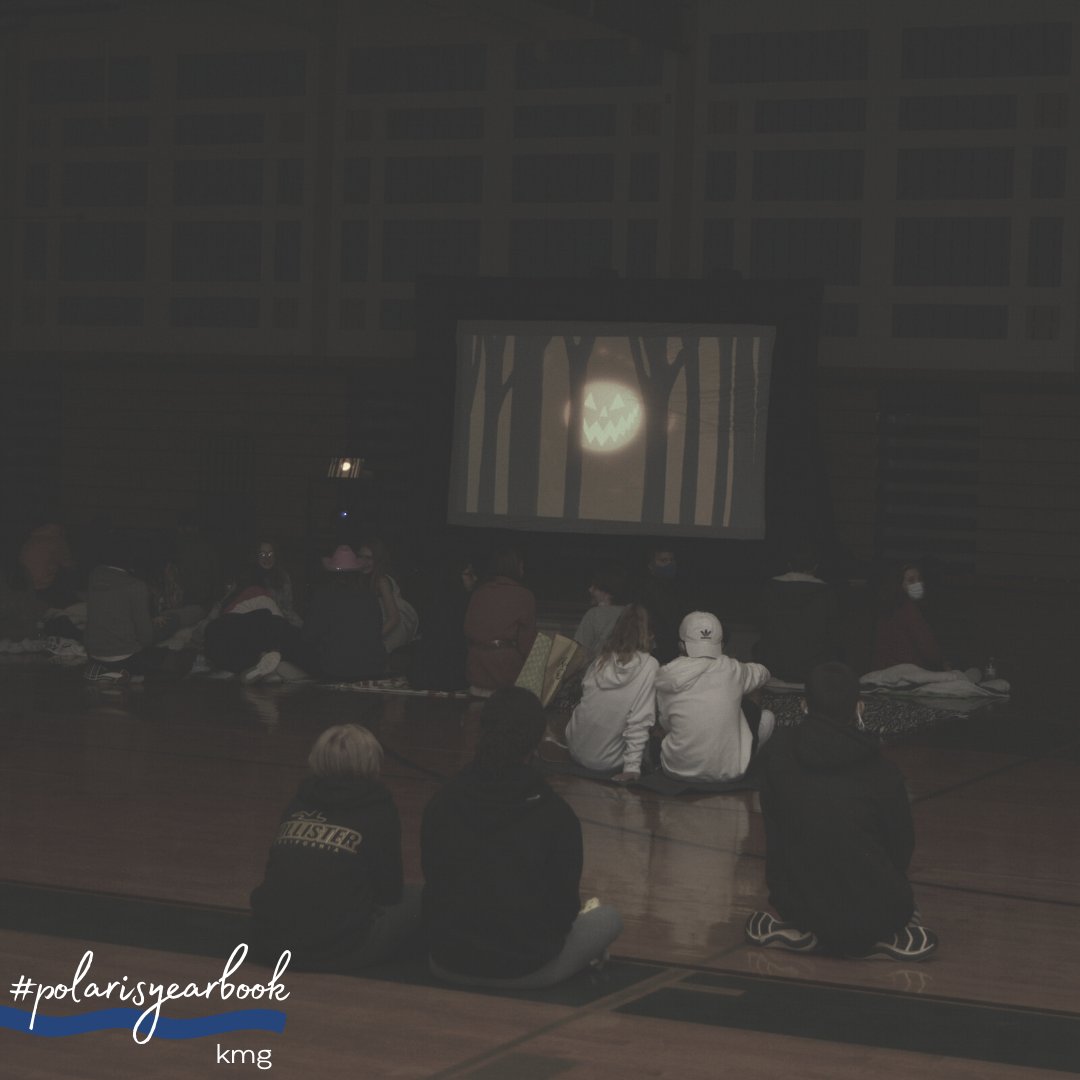 NBC_MSyearbook's tweet photo. Movie Night. #NBCRMS #NBCmiddle #PolarisYearbook #greyhounds2022 #NBnation https://t.co/q4NqQT3p54