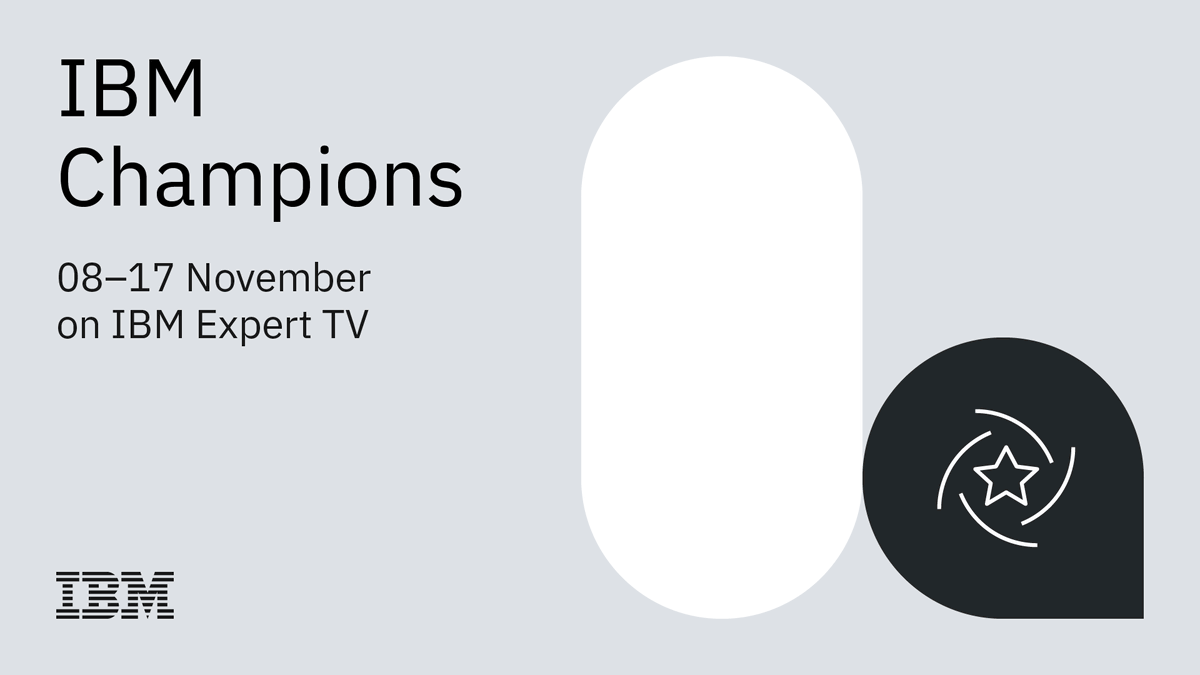 IamSTW's tweet photo. @iBMChampions  @IBMCommunity https://t.co/tY97g136d5