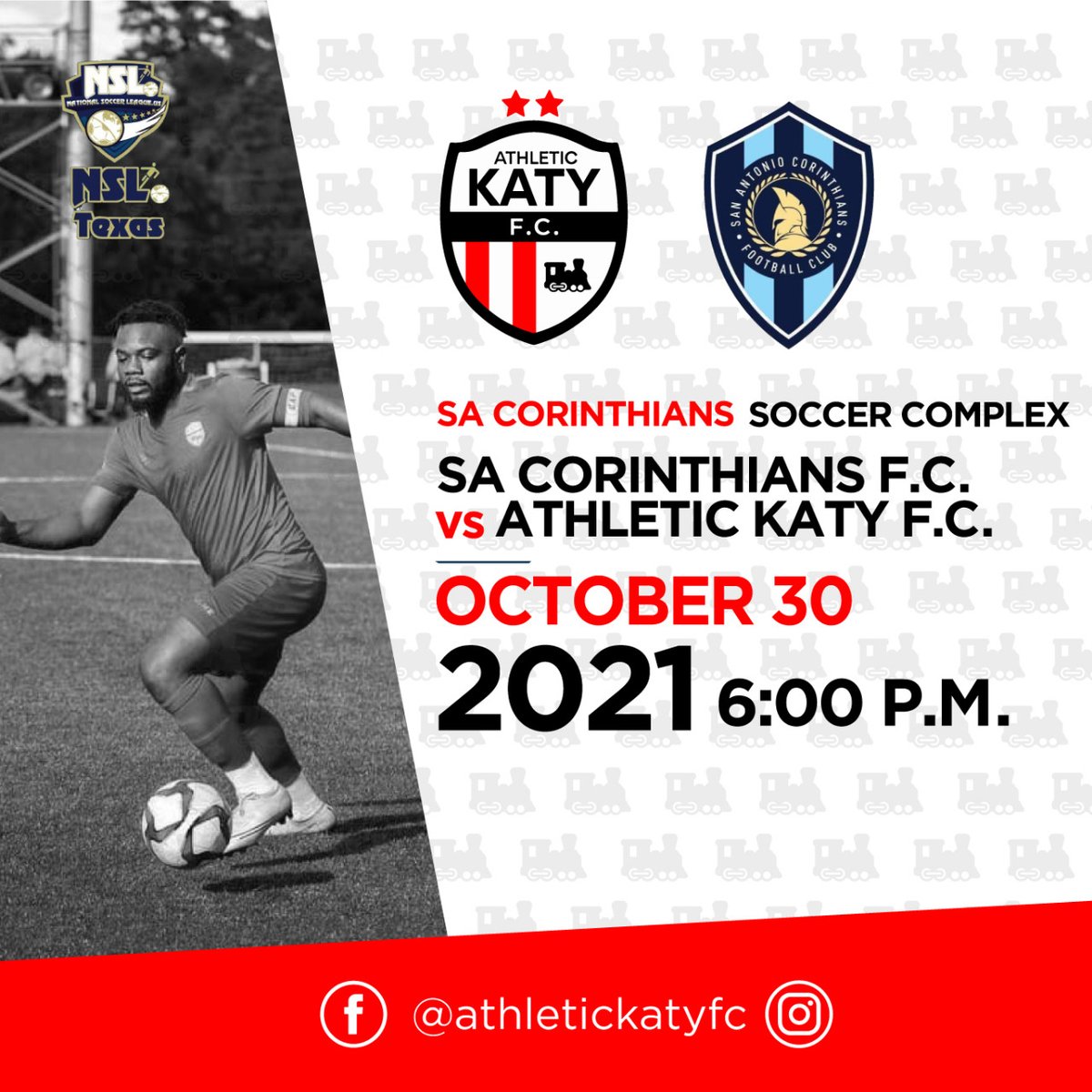 Let's Go Tomorrow Athletic Katy FC vs @SACorinthiansFC