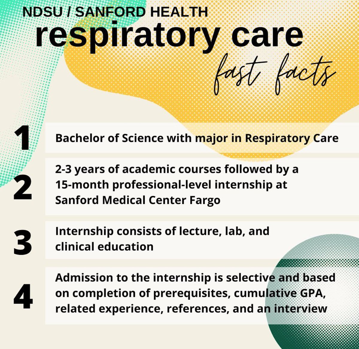 ndsuhhs's tweet photo. Respiratory care professionals play an important role in patient care and we have seen their work come into focus during the COVID-19 pandemic. Thanks for all you do! #RCWEEK2021 #ExperienceNDSU https://t.co/E6LsdF6rbr