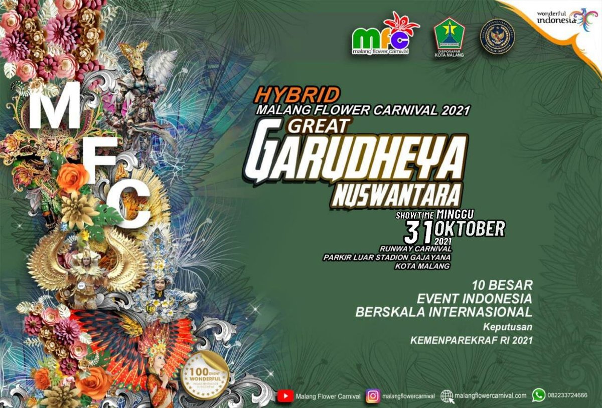 GenPImalangraya's tweet photo. Mengusung tema Great Garudheya yang berarti burung Garuda Perkasa yang terinspirasi dari Arca Garudheya yang ada di relief Candi Kidal Malang. Tema tersebut diangkat sebagai nilai kearifan lokal sekaligus lambang negara Garuda Pancasila. https://t.co/JDln0M5Abu