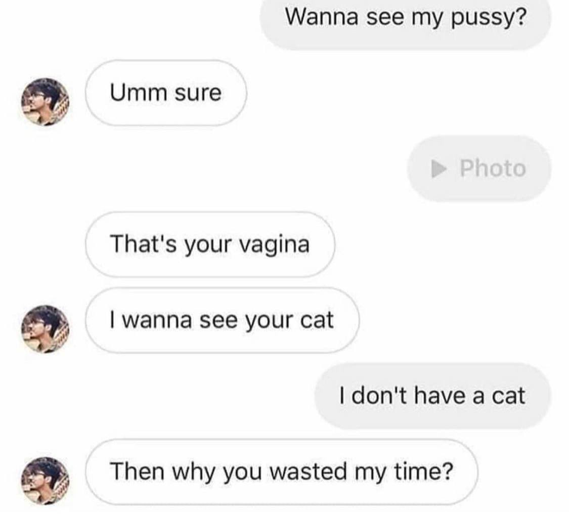 Man knows what he wants 😭