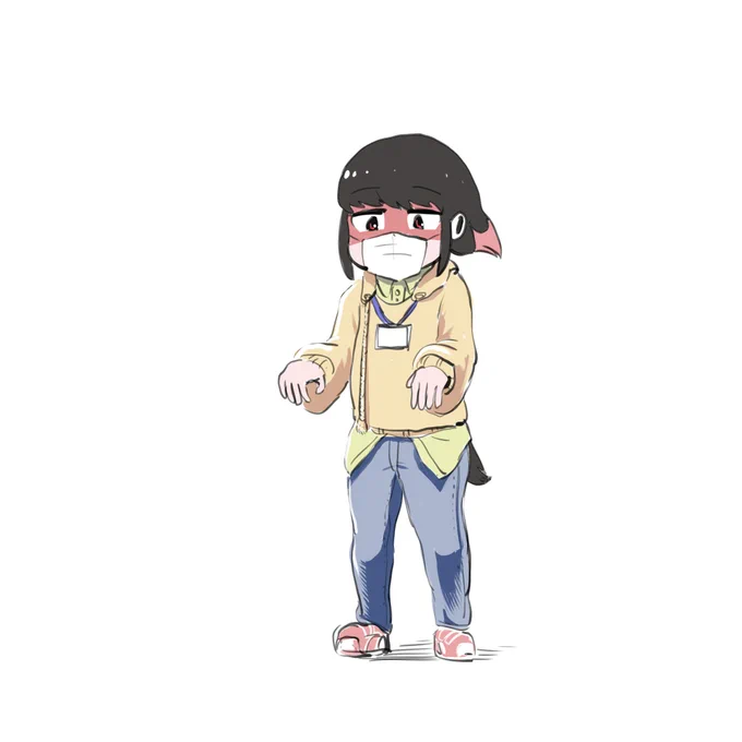 パーカーのひもが片方穴に引っ込んじゃったけどそのままにしておく人
#アデリーの地味ハロウィン 