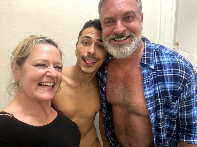 1 pic. omg daddy AF!  thank you both - hot shoot!  @KristoferWeston @aris_aldox @WhamBam_Studios https://t