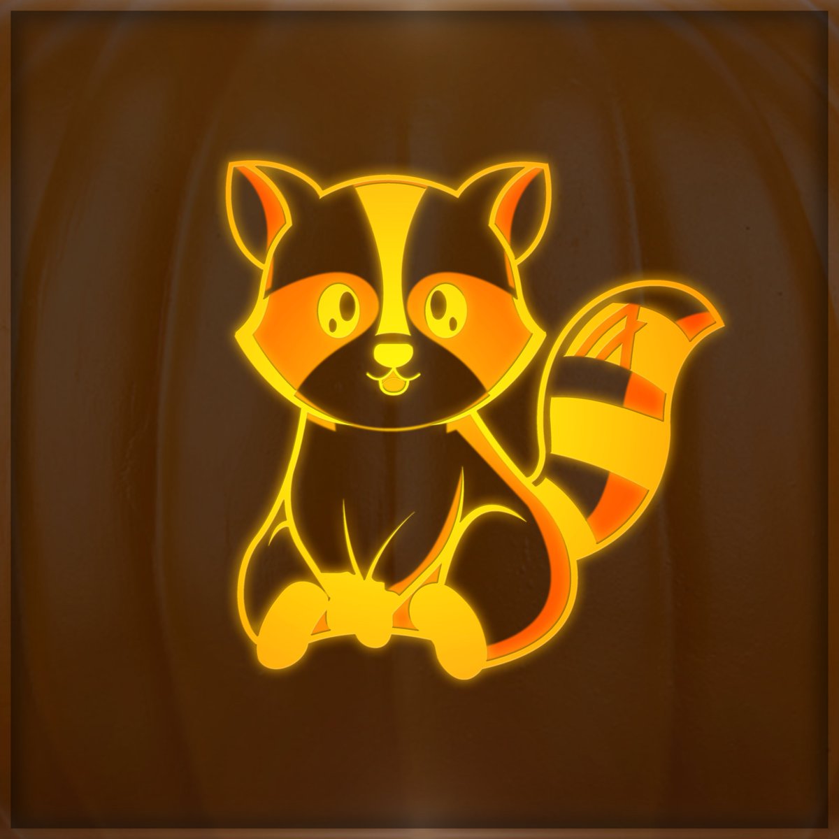 AlgoRaccs's tweet photo. #075 [R] - The Racc-o'-lantern! Happy Halloween 🎃 https://t.co/PywTuLzG4u