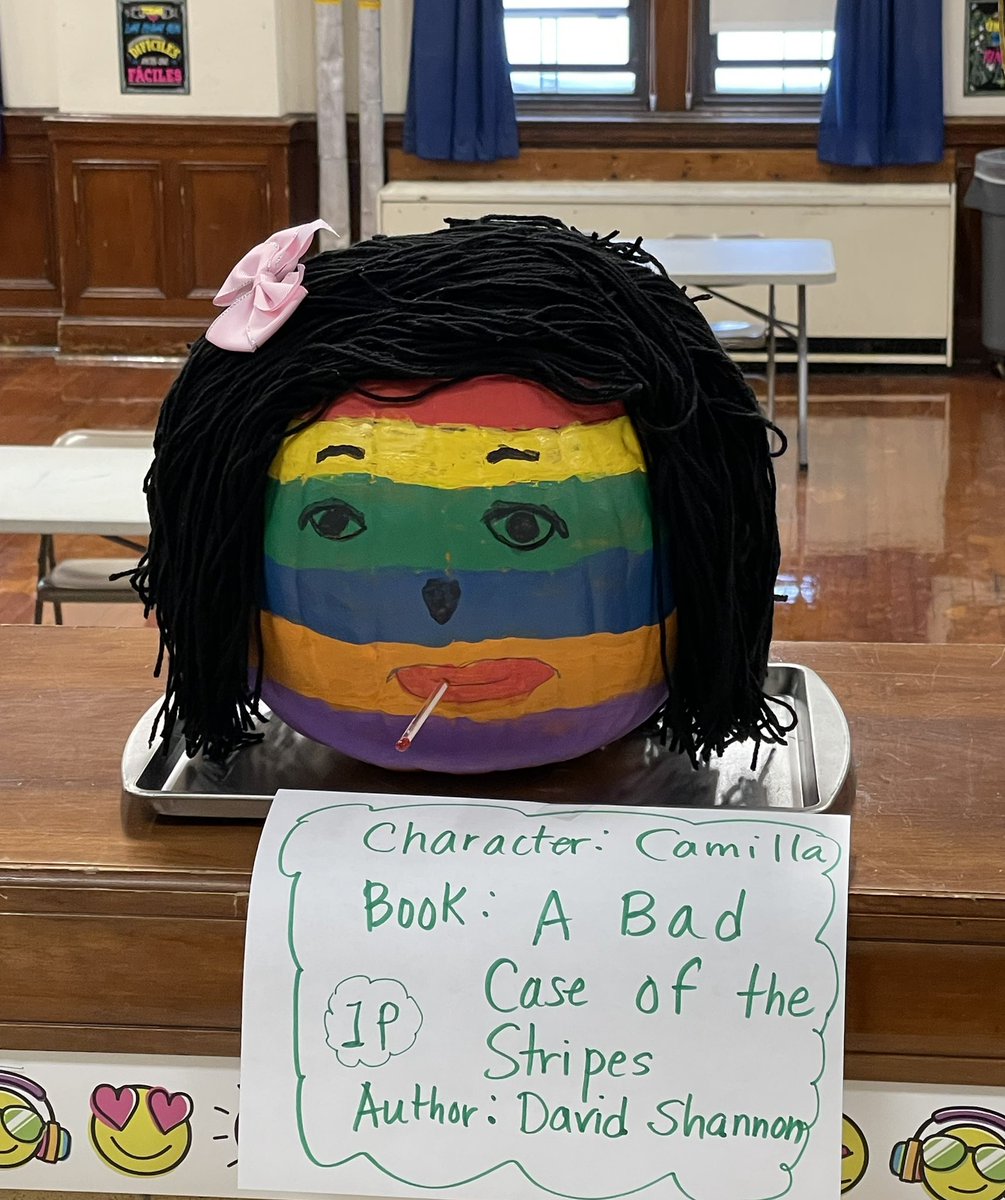 jporter630's tweet photo. Book Character Pumpkins!! My littles were so excited to work on this project. They talked so much about Camilla &amp; how she felt throughout the story. Sad, worried, excited, proud, embarrassed, frustrated. Yes,we have fabulous vocabulary going on in 1P. @HTSD_Lalor HTSD_Lalor https://t.co/XRlDLQRAng