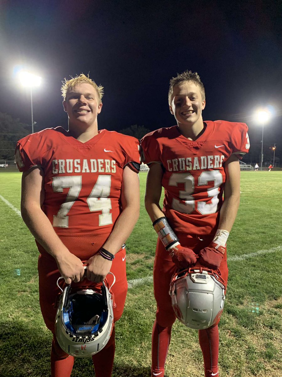 hagen_wright's tweet photo. Crazy to think I played my last game as a Wellington crusader. Love all the memories I've made and the brothers I gained along the way. Also wanna thank the town of Wellington for supporting me the last 4 year much love #74 out. #crusaderstrong #B4L https://t.co/SrpsBeKgMa