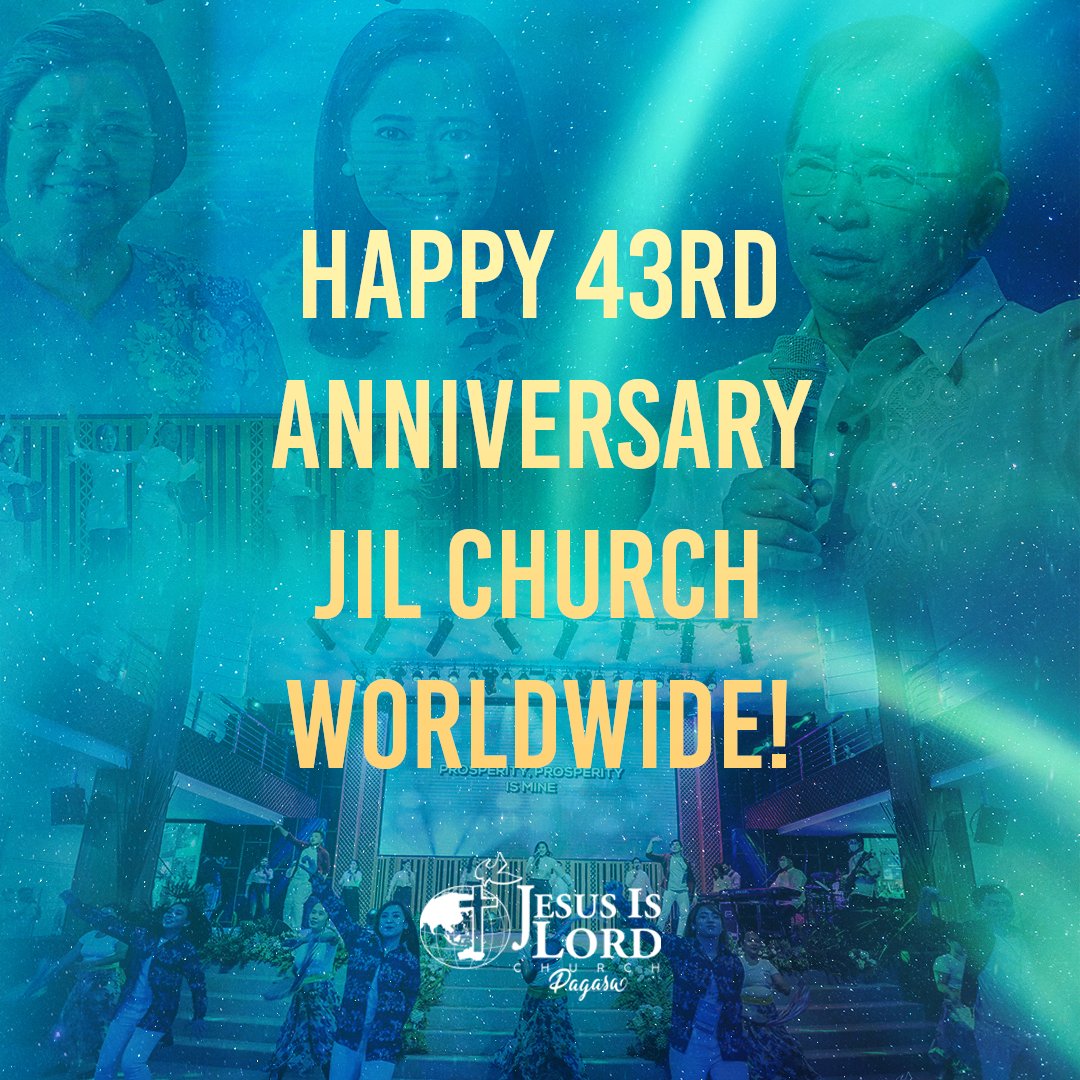 iamjeoff01's tweet photo. Happy JIL43 Anniversary @JILWorldwide #GodsTriumphantHope https://t.co/L2ndeC0rNI