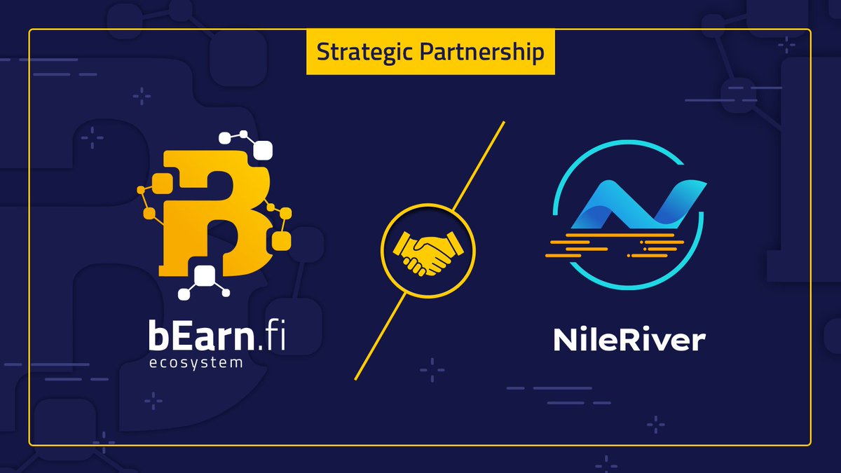 🔊🤩Important Update Announcement!🤩🔊

🤝We are thrilled to announce our strategic partnership with NileRiver.Finance!

🎉to mark the great start; @NileRiver_labs will #Airdrop $NIL to existing bEarn token and bPower holders!

All details here:
➡️  bearn-defi.medium.com/strategic-part…