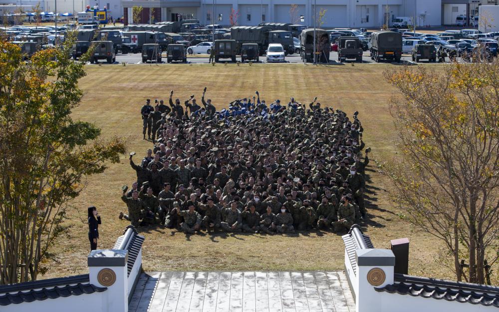 INDOPACOM's tweet photo. .@PacificMarines and @JGSDF_pr Soldiers conclude #ActiveShield 2021. https://t.co/Mv5MCzJfW0