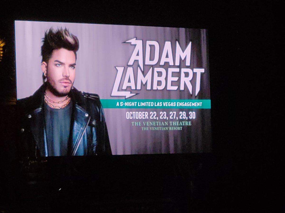 shorethingprods's tweet photo. #tonightsthenight #tosee &amp; #tohear @adamlambert @VenetianVegas 
#itstimetorocknroll
#stpisonthestrip
#livinthevidavegas &amp; #lovinit https://t.co/dRbNBNbn5u