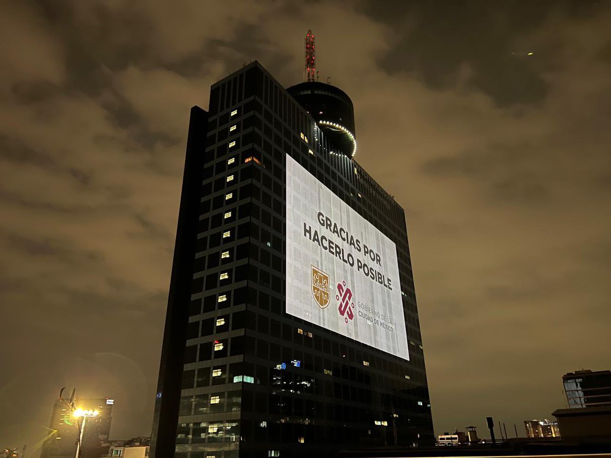 WTC México (@wtc_mexico) on Twitter photo Nos solidarizamos y nos iluminamos de blanco como agradecimiento a todos los que participaron en la vacunación contra COVID-19.
Ciudadanía, servidores públicos e instituciones: #GraciasPorHacerloPosible. <a href="/Claudiashein/">Claudia Sheinbaum Pardo</a> <a href="/GobCDMX/">Gobierno de la Ciudad de México</a> Nos solidarizamos y nos iluminamos de blanco como agradecimiento a todos los que participaron en la vacunación contra COVID-19.
Ciudadanía, servidores públicos e instituciones: #GraciasPorHacerloPosible. <a href="/Claudiashein/">Claudia Sheinbaum Pardo</a> <a href="/GobCDMX/">Gobierno de la Ciudad de México</a>