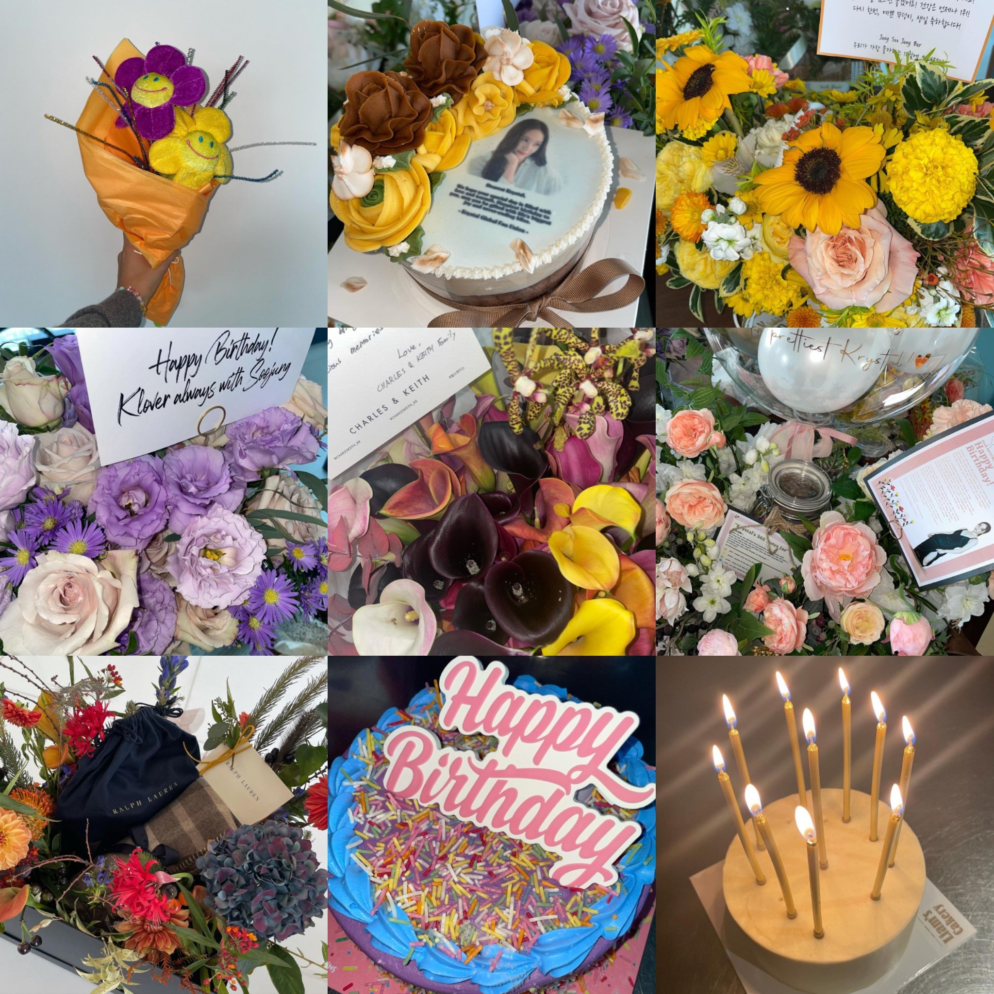 Krystal jung cake, hand, and flower update  HAPPY BIRTHDAY LAGI SYGKUUUU   