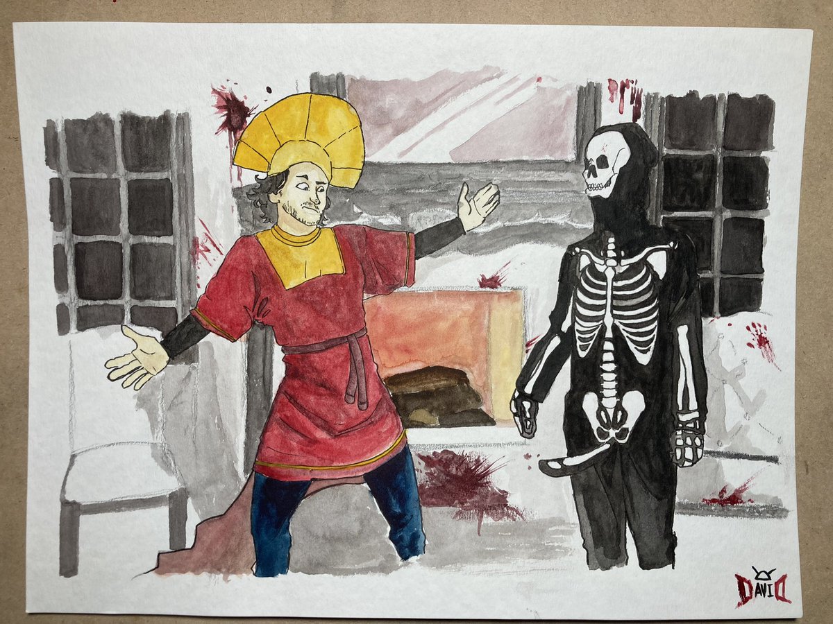 Dai_chaan's tweet photo. "The Unus Annus Annual Costume Contest"
Uploaded:Oct.28.20¿? 

Saving the best for last

#UnusAnnusFanart #MementoMori #UnusAnnus https://t.co/3s7wE1E6l1