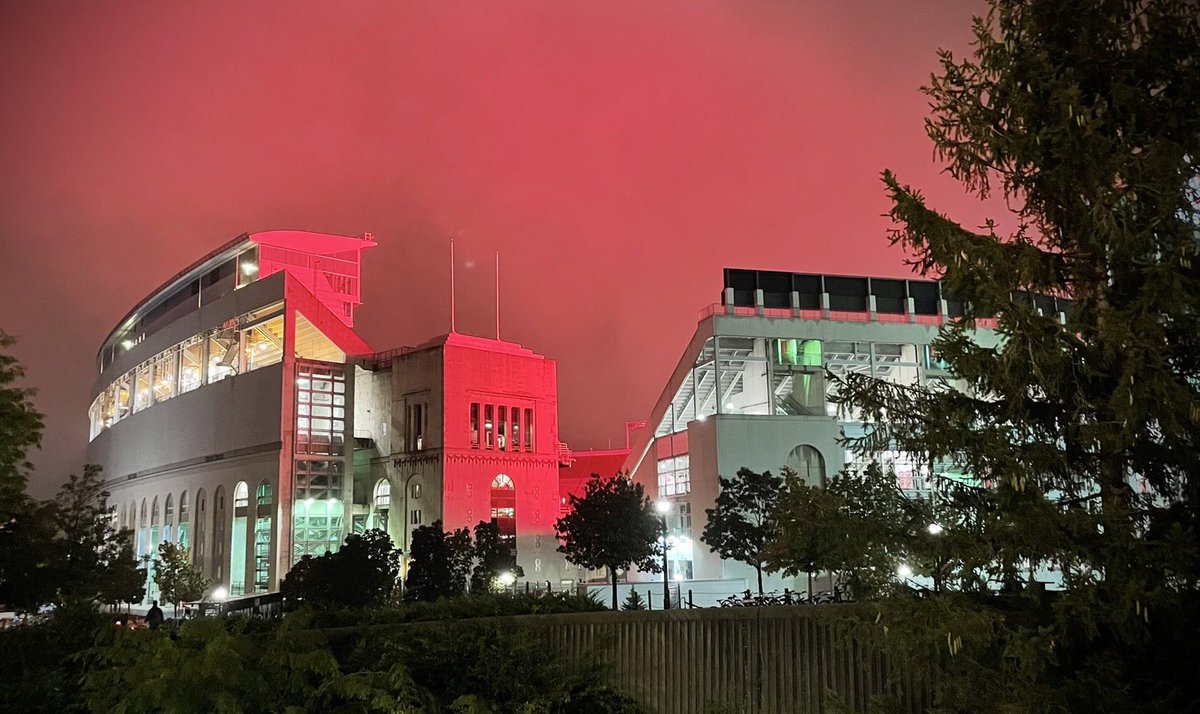 TheBuckeyeNut's tweet photo. Scarlet Out The Shoe! #BeatPennState https://t.co/k9bPCYXPVA