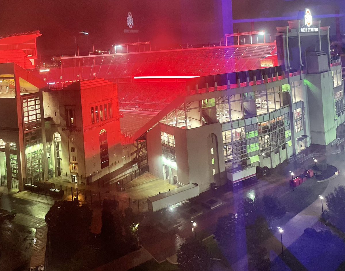 TheBuckeyeNut's tweet photo. Scarlet Out The Shoe! #BeatPennState https://t.co/k9bPCYXPVA