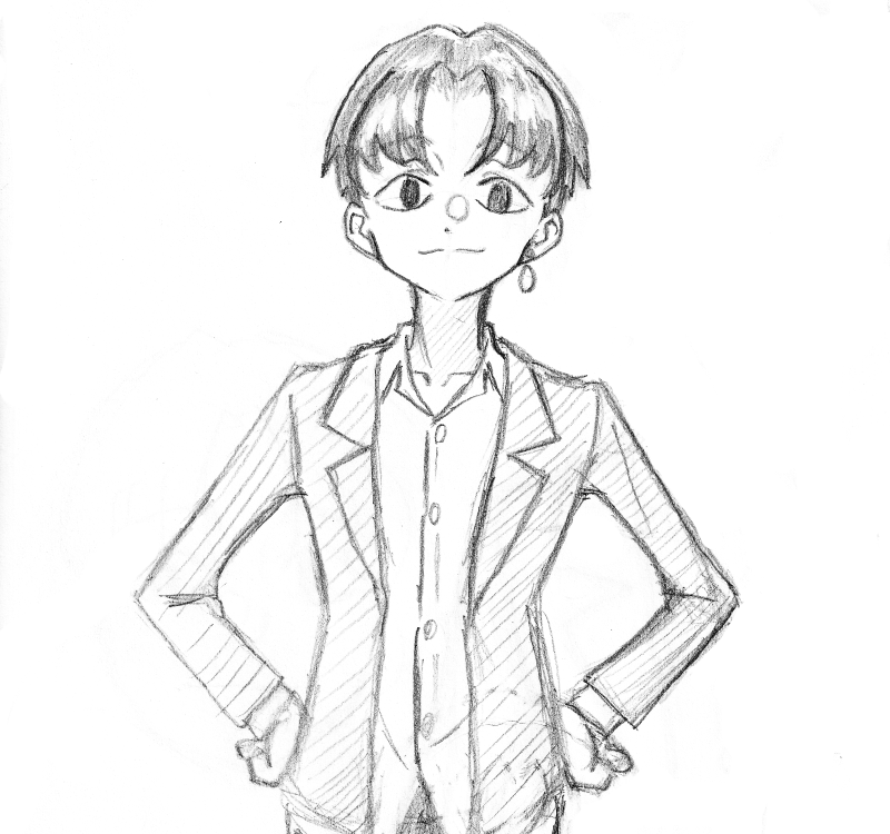 #今月描いた絵を晒す ほぼ立ち絵鉛筆線画だけど10枚以上は描いた.かぐや様3期おめ.小糸頑張れ.諏訪さんイケメン.めぐるは何故か伸びた. #絵描きさんと繋がりたい