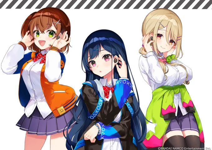 #電音部 イヤホン&ヘッドフォン解禁🎧
4エリアと4ブランドのコラボ✨
描きおろしパッケージイラストも公開‼

🔽ANIMA×アキバ:Art by こるり
🔽AZLA×ハラジュク:Art by 木澄玲生
🔽v-moda×アザブ:Art by Nardack
🔽Skullcandy×シブヤ:Art by BerryVerrine

▼特設サイト
https://t.co/UrV7zCQDFR 