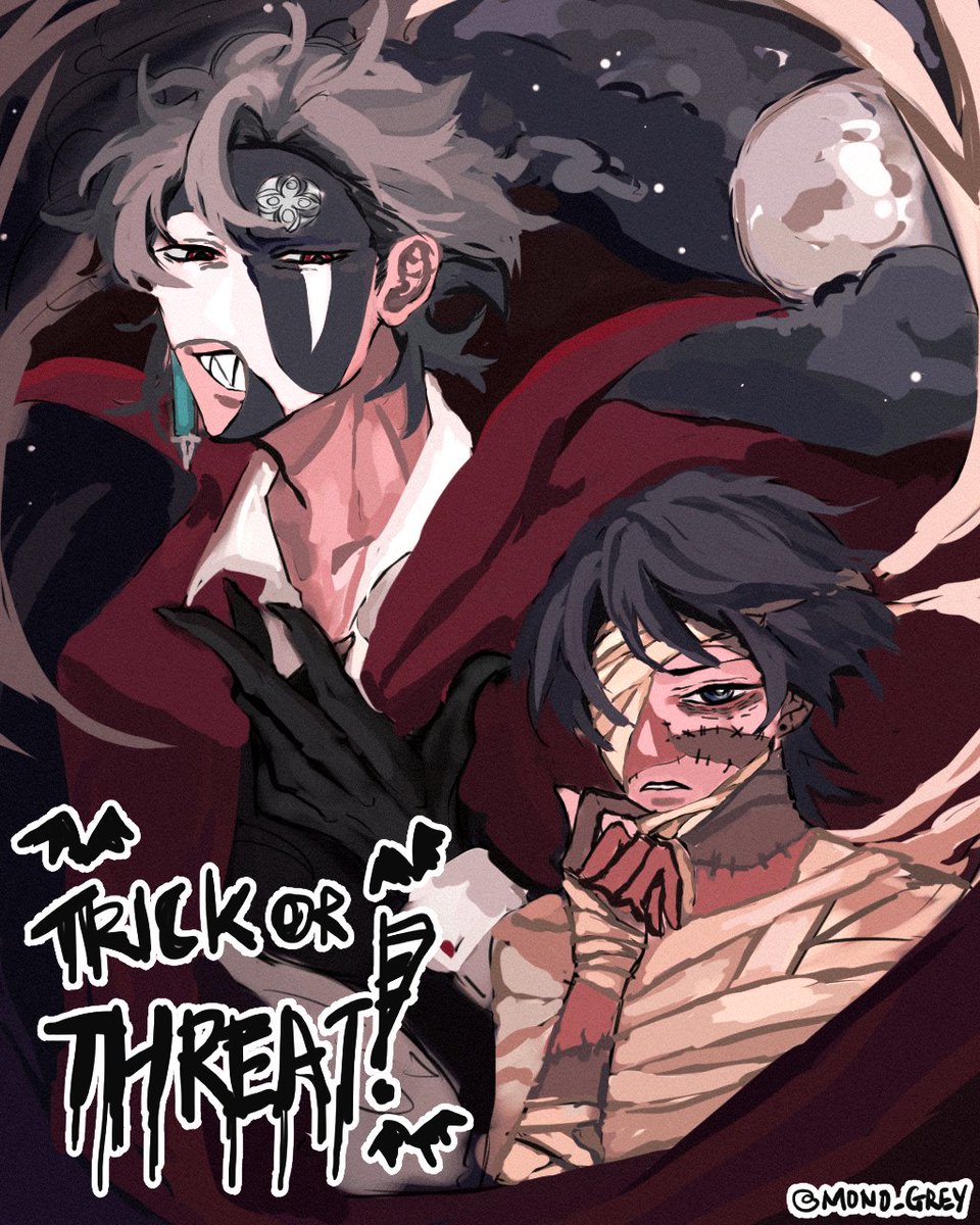mono_grey's tweet photo. Halloween with the Fatui Harbingers!

Finally managed to draw something for all of them and I'm finally content. https://t.co/emGYBcfoZL