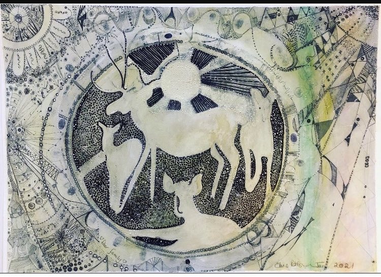 ElaineRartist's tweet photo. ‘ A world connected to all things living-#SPOTtimespotTIME @RoyalAnthro - Anthropology & Conservation Conference. @CCI_Cambridge @LinneanSociety @ForestPeoplesP @developmentuea @kewgardens @UniKentSAC @AnthEnvironment @bgci https://t.co/CZnx9RpETh #alllife #sittingequally https://t.co/3UU02P6DvS