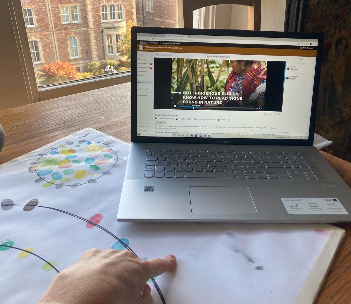 ElaineRartist's tweet photo. ‘ A world connected to all things living-#SPOTtimespotTIME @RoyalAnthro - Anthropology & Conservation Conference. @CCI_Cambridge @LinneanSociety @ForestPeoplesP @developmentuea @kewgardens @UniKentSAC @AnthEnvironment @bgci https://t.co/CZnx9RpETh #alllife #sittingequally https://t.co/3UU02P6DvS