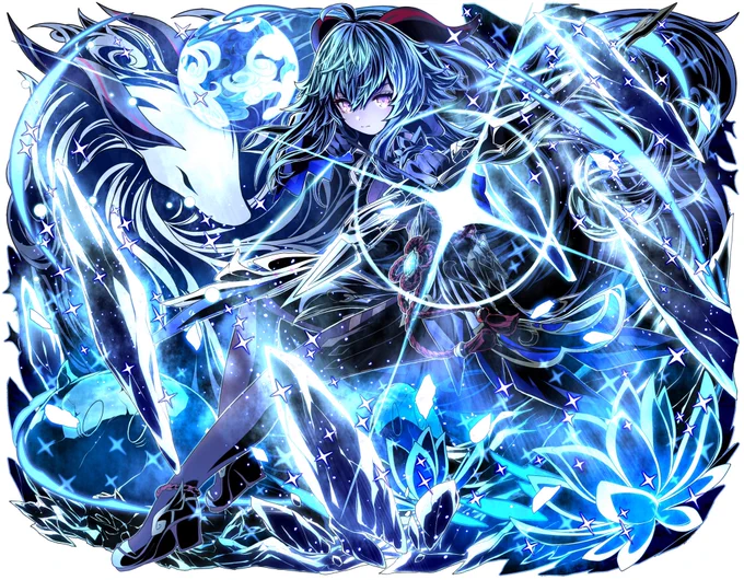 ディバゲ風 甘雨  #原神 
