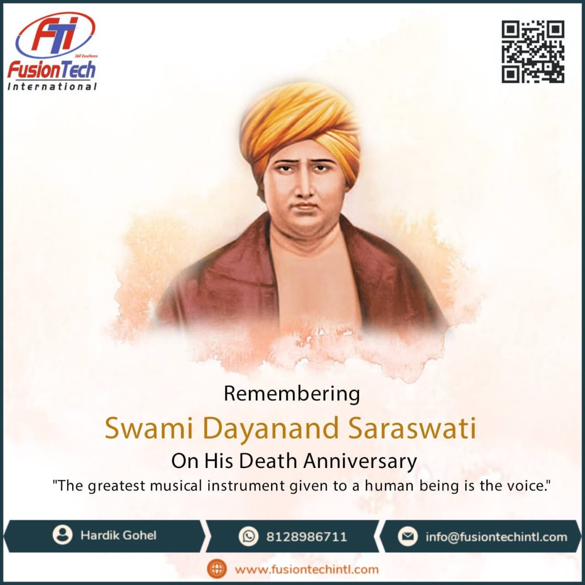 SalesFti's tweet image. #SwamiDayanandSaraswati #DayanandaSaraswati 
#fusiontech #Trending #tredingnow
#todayvibes #India #Indians