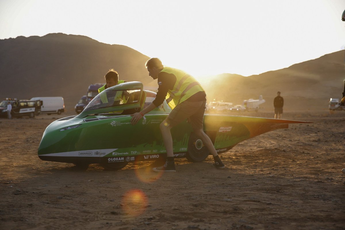 🇲🇦🏁De race zit erop! Ons <a href="/tdsolarracing/">Top Dutch Solar Racing</a> Team eindigt in Marokko op de vierde plek. Wat een geweldig avontuur en wat zijn we trots op onze studenten! 💚 <a href="/hanze/">Hanze</a> <a href="/univgroningen/">University of Groningen</a> @rocfriesepoort