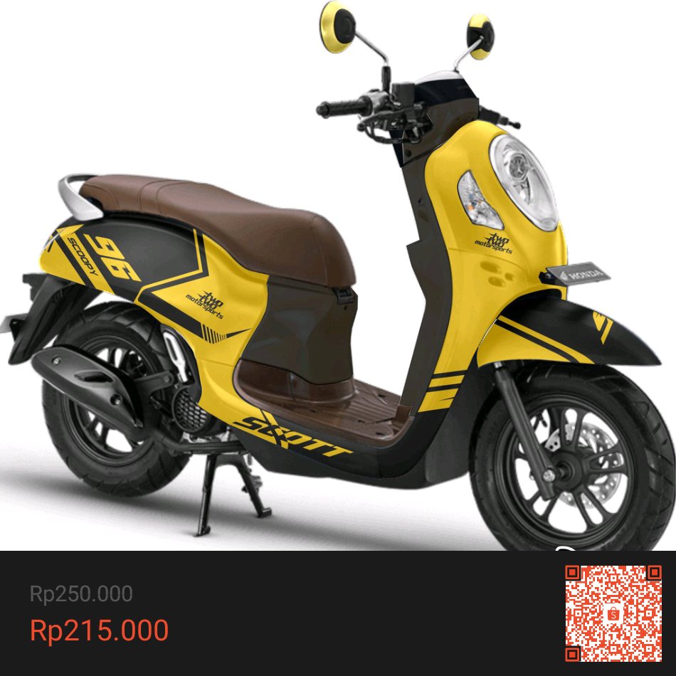 rogarangan's tweet photo. Saya menjual Decal scoopy full body Full Blok Decal Scopy Dekal New Fi 2020-2021 two-two motorsport dengan potongan 14%! Hanya Rp215.000. Dapatkan segera di Shopee! https://t.co/8BNJHSIxlG #ShopeeID https://t.co/eJTBYauTWJ