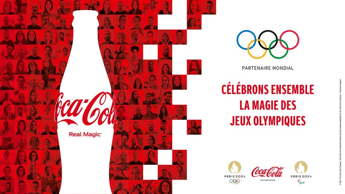 cocacolafr's tweet photo. Le compte à rebours est lancé !
Nous sommes à J-1000 avant le début des Jeux Olympiques de Paris 2024 ! 
Tous prêts à célébrer la magie des Jeux Olympiques et Paralympiques avec Coca-Cola 😍
#Paris2024 https://t.co/mFtjq1JLX8