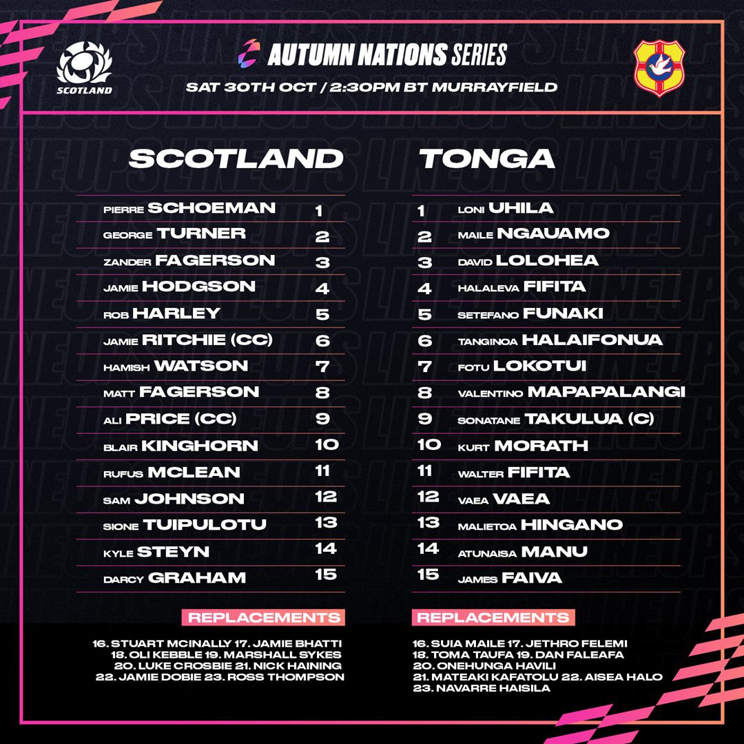 FiliseNiva8's tweet photo. Go Tonga 🇹🇴💪… All the best for your game against @Scotlandteam today. Go hard lads #Tongaproud #rugbyislife https://t.co/PaFakKkKYt