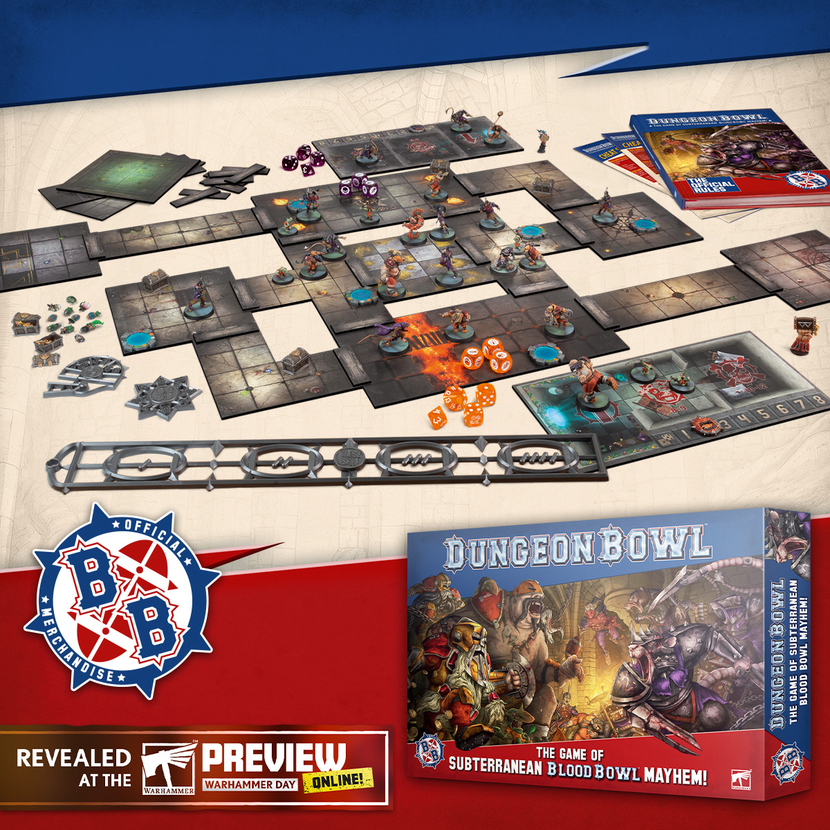 warhammer's tweet image. &quot;I don&apos;t think my mum would have let me play Blood Bowl in the basement, Jim.&quot; – Bob

&quot;I&apos;m glad that even Ogres listen to their mothers, Bob.&quot; – Jim

Get an exclusive look at the reimagined Dungeon Bowl here: 
bit.ly/3Bux1KD 

#WarhammerDay #WarhammerCommunity