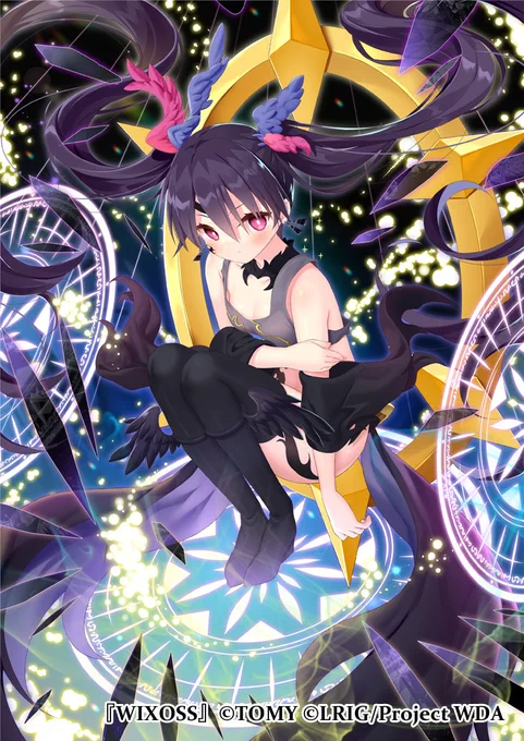 本日発売のWIXOSS最新弾「WELCOME BACK DIVA ～selector～」にて【凶天姫 タマ//メモリア】を描かせていただきました!
よろしくお願いします!
 #WIXOSS #ウィクロス発売記念 