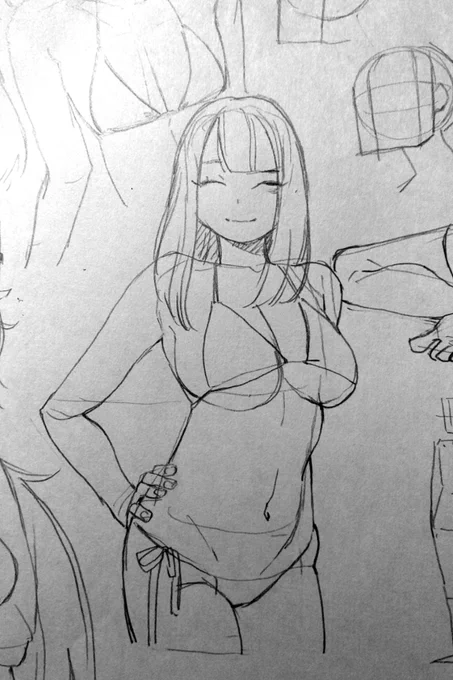 アナログってすげー早く描ける 