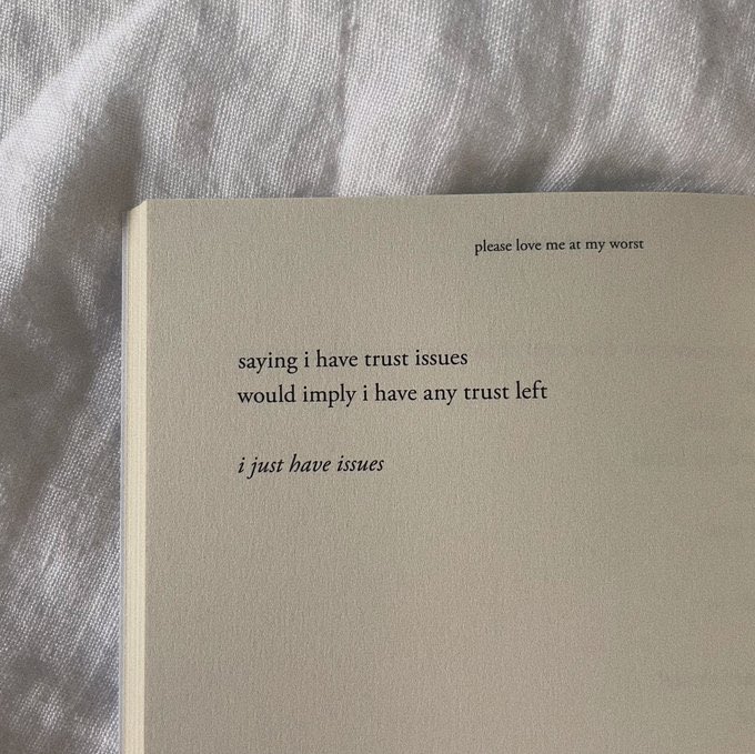 PoemHeaven's tweet photo. i have no trust left in me.. https://t.co/87WoTiIdIv