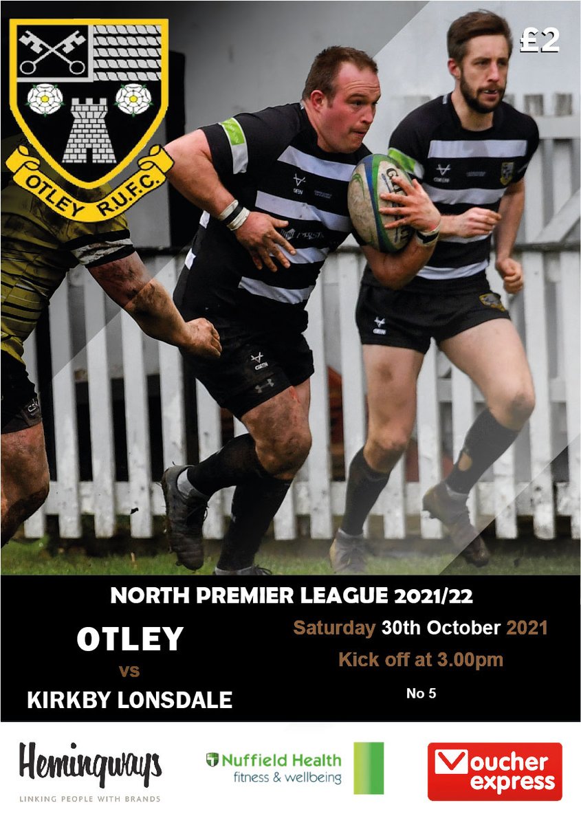 otleyrugbyclub's tweet photo. Here’s the link to today’s matchday programme for the First XV game against Kirkby Lonsdale https://t.co/7XHmq1uCB0 https://t.co/Yy6wOa5fbT