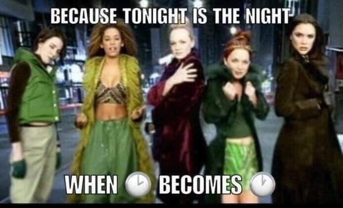 editgirl1's tweet photo. Your reminder that clocks go back tonight! #twobecomesone https://t.co/nrAvi900ZF