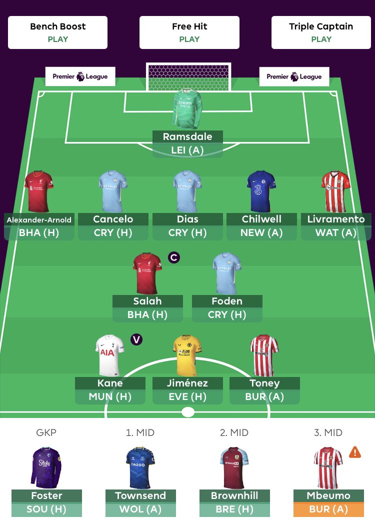 FplMarko's tweet photo. 5-2-3…. is that even a formation!? https://t.co/hklRm57wTk