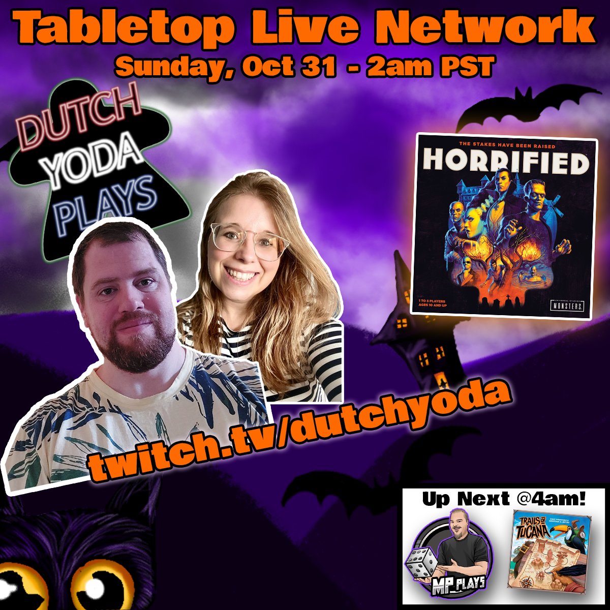 My debut on <a href="/TabletopLiveNet/">Tabletop Live Network</a> is coming. Make sure you hop in 8pm cest / 11am pt to see all of the fantastice streamers.
I will stream Sunday 2am pm/ 10am cet I will be joined by Anna Wassenburg from <a href="/budgetspelen/">Budgetspelen</a>.