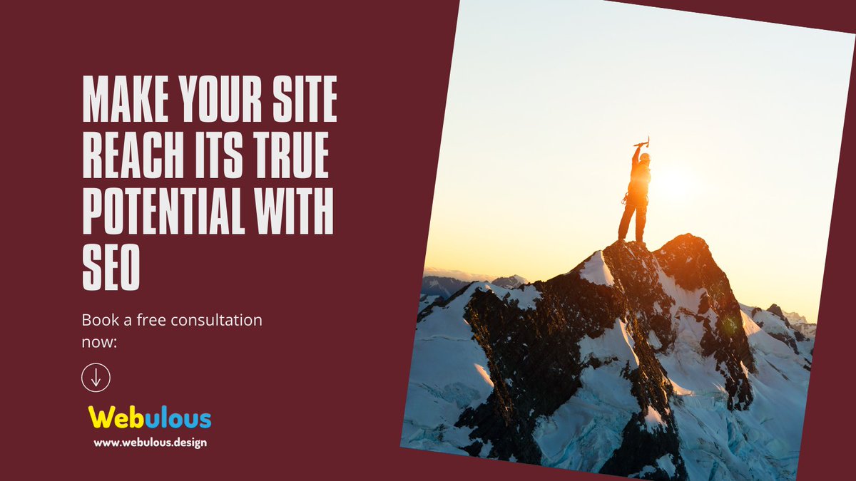 WebulousDesign's tweet image. 3/3
#ArnoldCariaga 
#WordPress
#WebDevelopment
#WebulousDesign
#StableWebsitesThatLookFabulous
#SEOTipsAndTricks 
#OnPageSEOTips
#OnPageSEOStrategies
#SEO
#SEOHacks