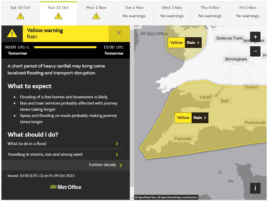 DavidstowInfo's tweet image. Following another downpour North #Cornwall is currently doing better than the rest of the coast of South West England on the #WaterQuality front.

Davidstow.info/2021/10/more-p…

Meanwhile yet another "short period of heavy rainfall" is forecast. 

Please #PipeUp to #EndSewagePollution!