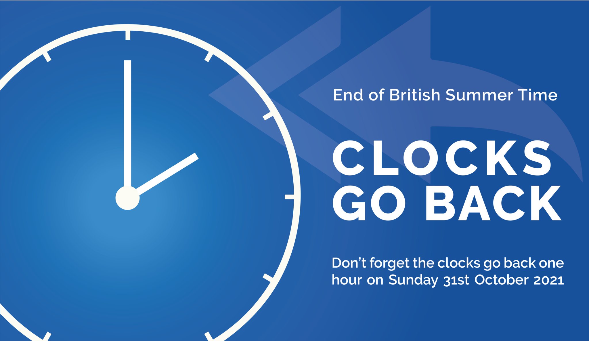 British Summer Time ends: clocks go back