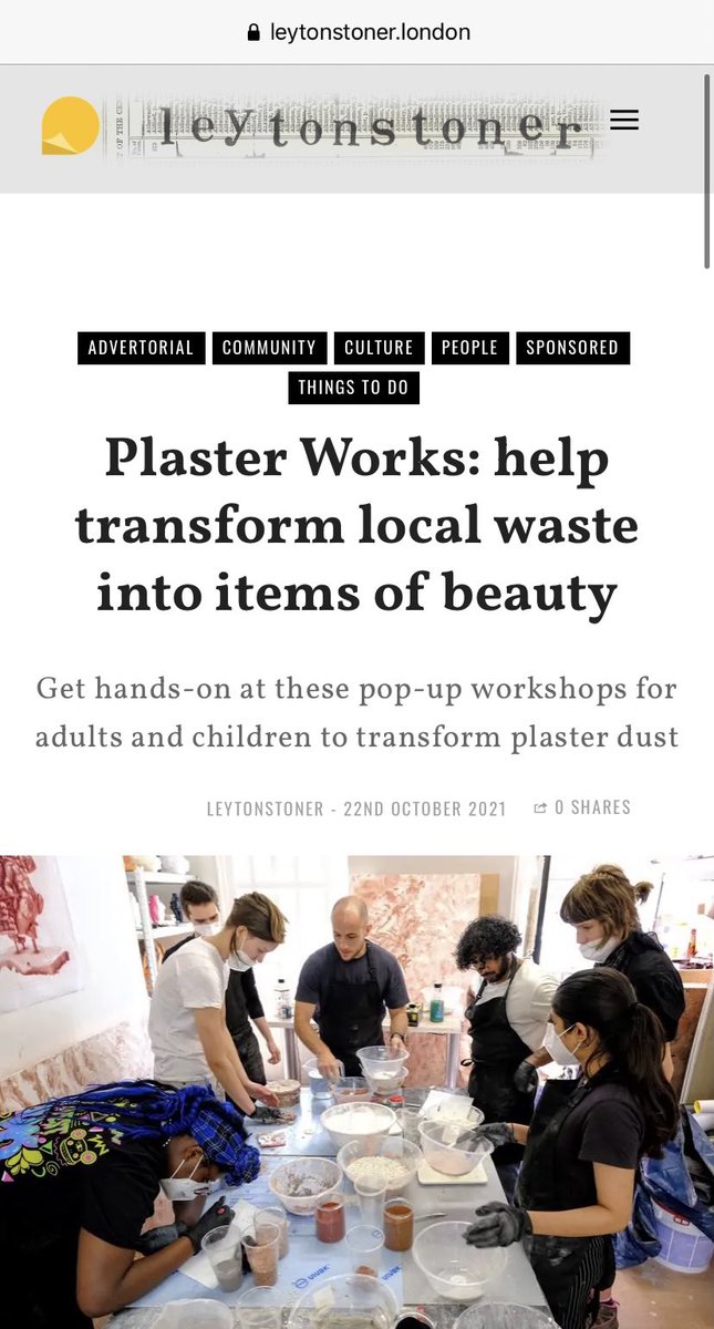 Two more weekends to get involved in this brilliant initiative <a href="/BlackhorseWS/">BLACKHORSE WORKSHOP CIC</a> <a href="/wfcouncil/">Waltham Forest Council</a> <a href="/GoodWaste/">Good Waste</a> #sponsored 

leytonstoner.london/2021/10/22/pla…